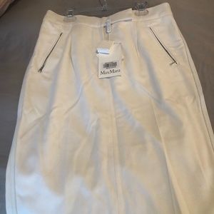 MaxMara cream skirt, S 10 new